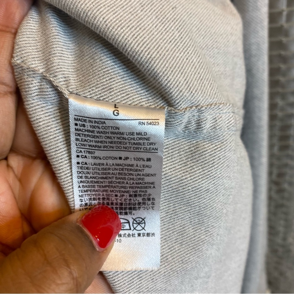 Banana Republic Gray Button Up Shirt - Picture 6 of 6